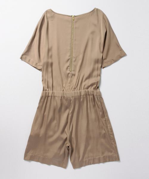 BEAMS LIGHTS Women's(ビームスライツ ウィメンズ)の「大塚寧々×『GLOW』×BEAMS LIGHTS / ショートスリーブ ハーフパンツ オールインワン(つなぎ/オールインワン・レディース・ブラック/ベージュ・38/36)」の7枚目の写真