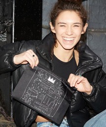 LOQI（ローキー）の「【LOQI/ローキー】ジップポケット (リサイクル） 3pcs set（ポーチ）」