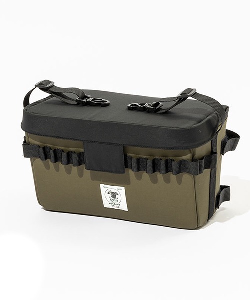 grn(ジーアールエヌ)の「grn outdoor ジーアールエヌ アウトドア 6040CLOTH BEER KAN STORAGE 64クロス ストレージバッグ(トートバッグ・メンズ・ブラック/ブラウン/オリーブ・FREE)」の3枚目の写真
