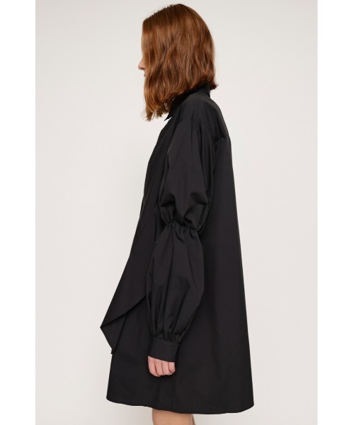 SLY(スライ)の「ASYMMETRY TUCK MINI OP アシンメトリー タック ミニワンピース シャツワンピース(シャツワンピース・レディース・ブラック/ブルー/オフホワイト・FREE)」の11枚目の写真