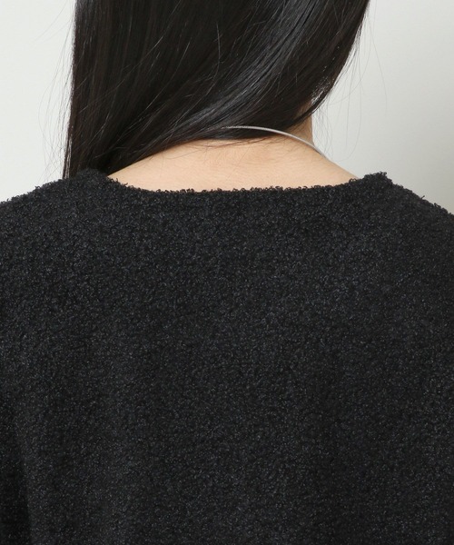 3.3 Field Trip （3.3フィールドトリップ）の「3.3 Field Trip／ブークレパフカーディガン 2185958（カーディガン/ボレロ・レディース・クリーム/ブラック・FREE）」の18枚目の写真