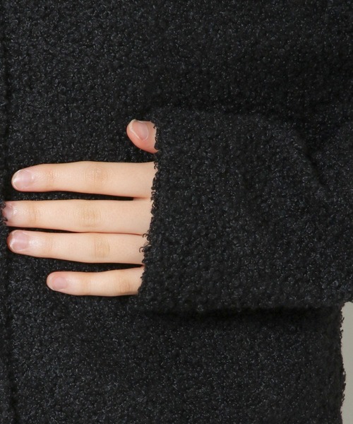 3.3 Field Trip （3.3フィールドトリップ）の「3.3 Field Trip／ブークレパフカーディガン 2185958（カーディガン/ボレロ・レディース・クリーム/ブラック・FREE）」の21枚目の写真