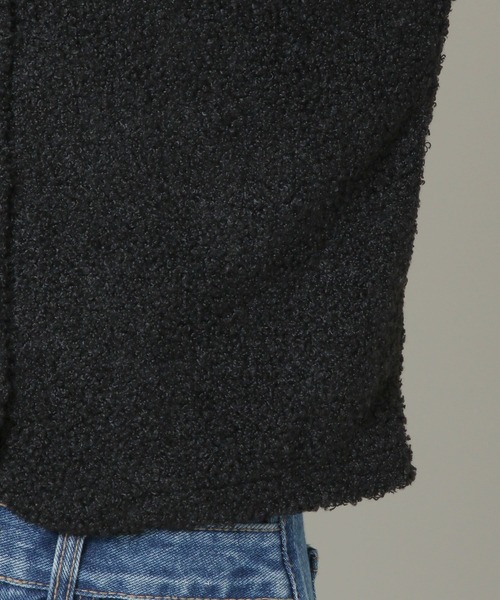 3.3 Field Trip （3.3フィールドトリップ）の「3.3 Field Trip／ブークレパフカーディガン 2185958（カーディガン/ボレロ・レディース・クリーム/ブラック・FREE）」の22枚目の写真