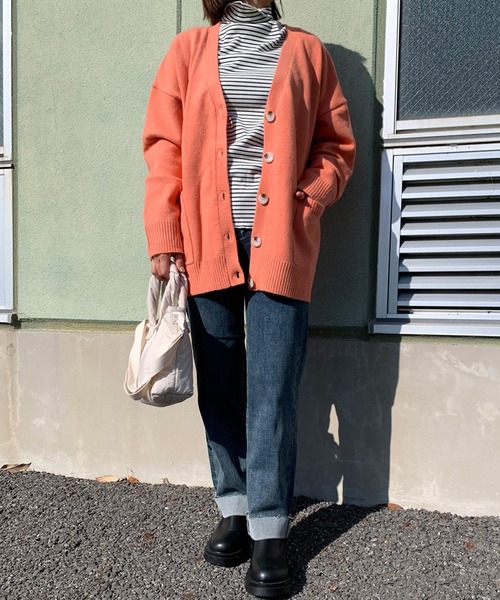 CRB(シーアールビー)の「カットオフデニムストレートパンツ(デニムパンツ・レディース・ブルー・M/L/S)」の4枚目の写真