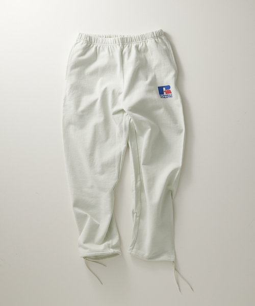 Russell Athletic(ラッセルアスレティック)の「【RUSSELL ATHLETIC / ラッセル アスレティック】別注 ロゴ スウェットパンツ(スウェットパンツ・メンズ・ライトグレー/オレンジ/アイボリー・MEDIUM/LARGE)」の13枚目の写真