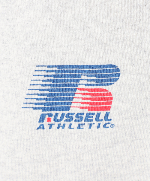Russell Athletic(ラッセルアスレティック)の「【RUSSELL ATHLETIC / ラッセル アスレティック】別注 ロゴ スウェットパンツ(スウェットパンツ・メンズ・ライトグレー/オレンジ/アイボリー・MEDIUM/LARGE)」の18枚目の写真
