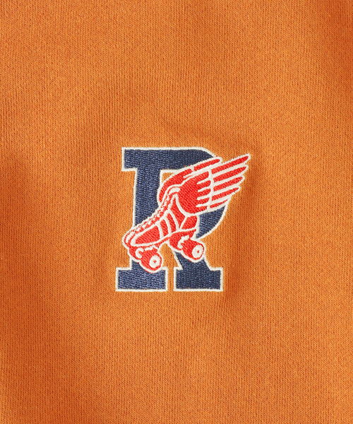 Russell Athletic(ラッセルアスレティック)の「【RUSSELL ATHLETIC / ラッセル アスレティック】別注 ロゴ スウェットパンツ(スウェットパンツ・メンズ・ライトグレー/オレンジ/アイボリー・MEDIUM/LARGE)」の11枚目の写真