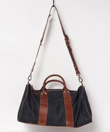 RRL（ダブル アール エル）の「レザートリム デニム ダッフル