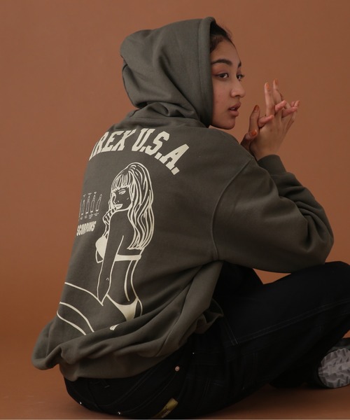 AVIREX（アヴィレックス）の「《WEB&DEPOT限定》BLACK SCORPION SWEAT