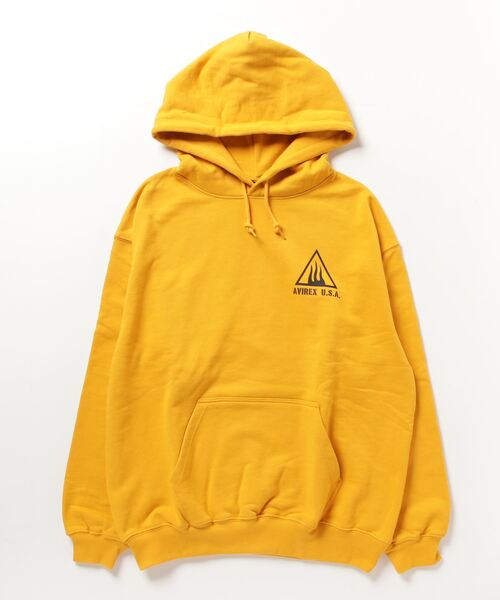 AVIREX(アヴィレックス)の「《WEB&DEPOT限定》BLACK SCORPION SWEAT PULL OVER PARKA/ ブラックスコーピオン パーカー(パーカー・レディース・オリーブ系/マスタード/ブラック・2XL/F/L/XL/M)」の7枚目の写真