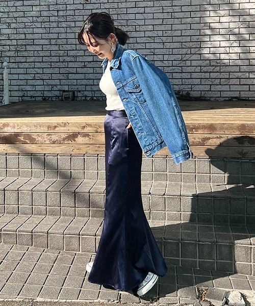 CREDONA(クレドナ)の「ソフトリブキャミソール(キャミソール・レディース・ブラック/オフホワイト/カーキ・FREE)」の16枚目の写真