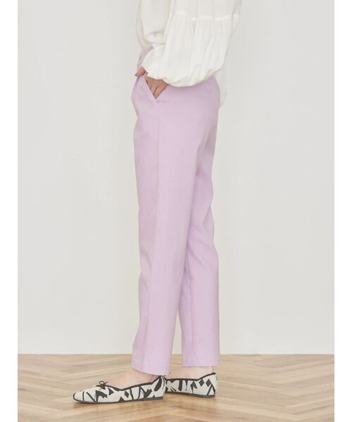 AMERICAN HOLIC（アメリカンホリック）の「美・美・美　ストレッチテーパードパンツ（その他パンツ・レディース・ラベンダー/ネイビー/その他5/アイボリー/サックスブルー/ブラック・M/S/XS/L）」の8枚目の写真