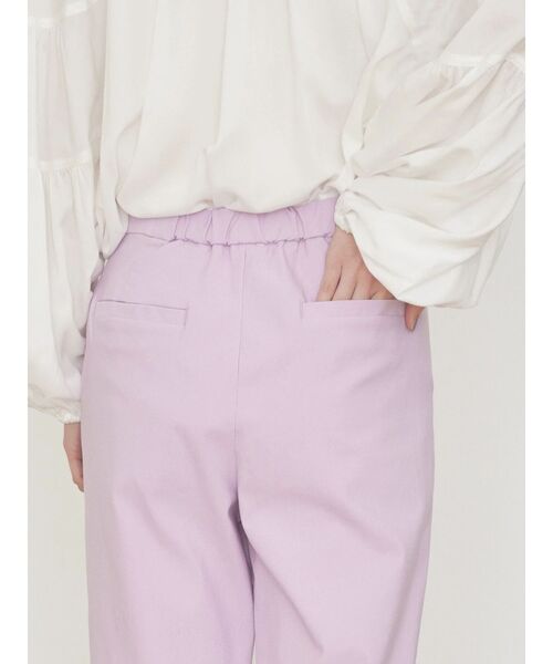 AMERICAN HOLIC（アメリカンホリック）の「美・美・美　ストレッチテーパードパンツ（その他パンツ・レディース・ラベンダー/ネイビー/その他5/アイボリー/サックスブルー/ブラック・M/S/XS/L）」の12枚目の写真