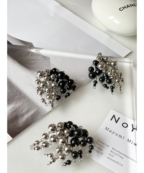 NoY./Form? drop シルバー＆ブラック