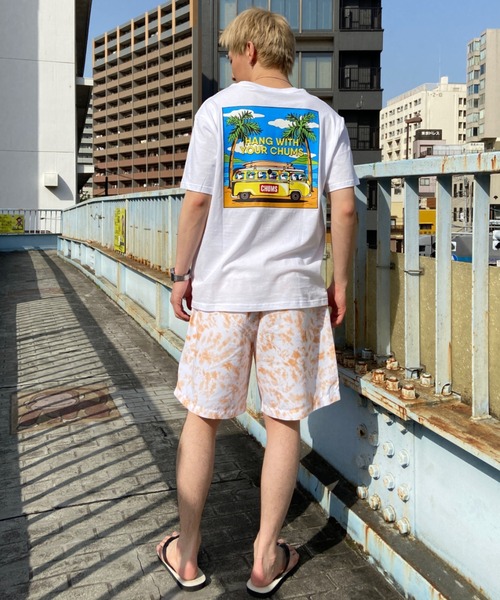 CHUMS(チャムス)の「CHUMS/チャムス Go to the Sea T-Shirt Tシャツ/半袖 アウトドア/キャンプ 薄手 CH01-2174(Tシャツ/カットソー・メンズ・グレー/ブラック/ピンク/ホワイト・M/L/XL)」の12枚目の写真