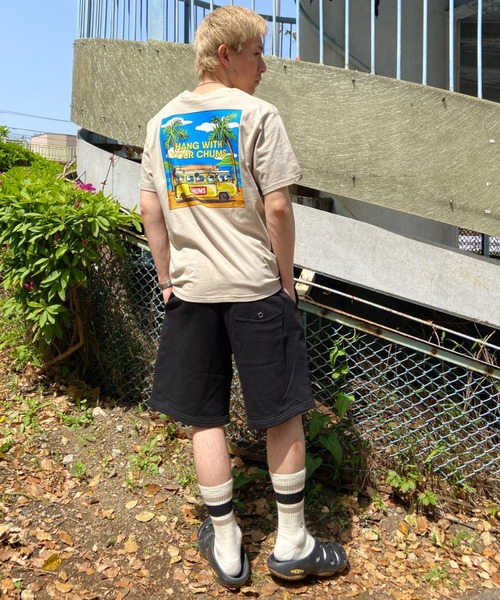 CHUMS(チャムス)の「CHUMS/チャムス Go to the Sea T-Shirt Tシャツ/半袖 アウトドア/キャンプ 薄手 CH01-2174(Tシャツ/カットソー・メンズ・グレー/ブラック/ピンク/ホワイト・M/L/XL)」の18枚目の写真