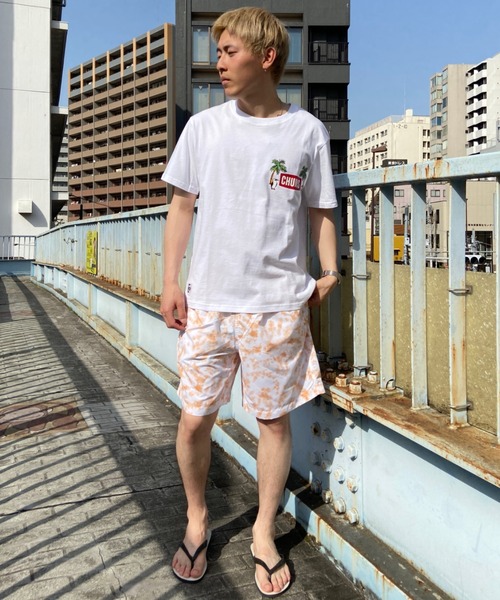CHUMS(チャムス)の「CHUMS/チャムス Go to the Sea T-Shirt Tシャツ/半袖 アウトドア/キャンプ 薄手 CH01-2174(Tシャツ/カットソー・メンズ・グレー/ブラック/ピンク/ホワイト・M/L/XL)」の14枚目の写真