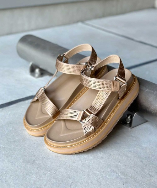 ASH（アッシュ）の「【UGO STRASS】ベルトサンダル（サンダル・レディース・ベージュ/ブラック/ピンク・37/38/39/36/35）」の7枚目の写真