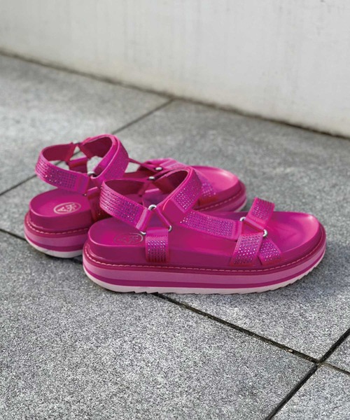 ASH（アッシュ）の「【UGO STRASS】ベルトサンダル（サンダル・レディース・ベージュ/ブラック/ピンク・37/38/39/36/35）」の9枚目の写真