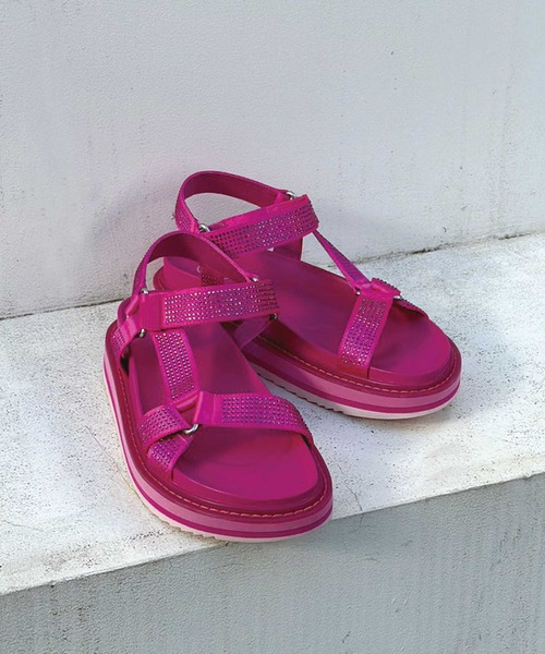 ASH（アッシュ）の「【UGO STRASS】ベルトサンダル（サンダル・レディース・ベージュ/ブラック/ピンク・37/38/39/36/35）」の10枚目の写真