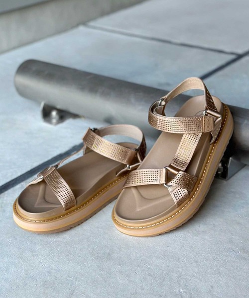 ASH（アッシュ）の「【UGO STRASS】ベルトサンダル（サンダル・レディース・ベージュ/ブラック/ピンク・37/38/39/36/35）」の14枚目の写真