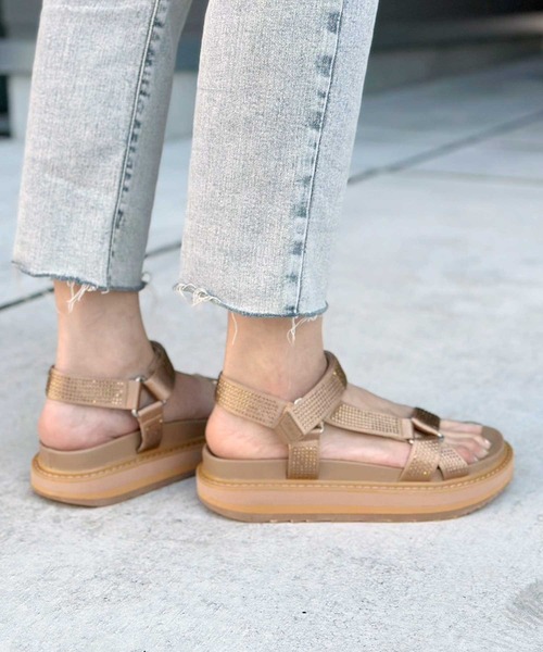 ASH（アッシュ）の「【UGO STRASS】ベルトサンダル（サンダル・レディース・ベージュ/ブラック/ピンク・37/38/39/36/35）」の12枚目の写真