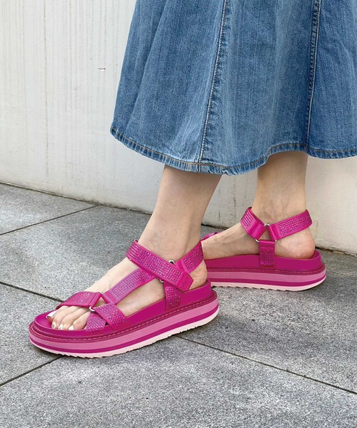 ASH（アッシュ）の「【UGO STRASS】ベルトサンダル（サンダル・レディース・ベージュ/ブラック/ピンク・37/38/39/36/35）」の11枚目の写真