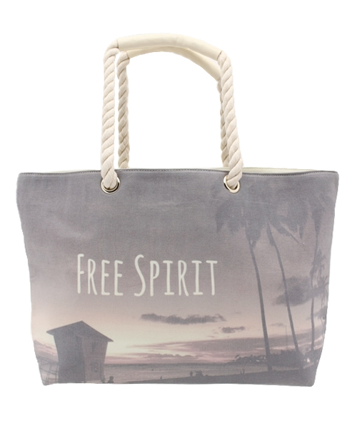 EGOIST（エゴイスト）の「SUMMERプリントバッグ（ショルダーバッグ・レディース・カーキ/ブルー/パープル・FREE）」の2枚目の写真