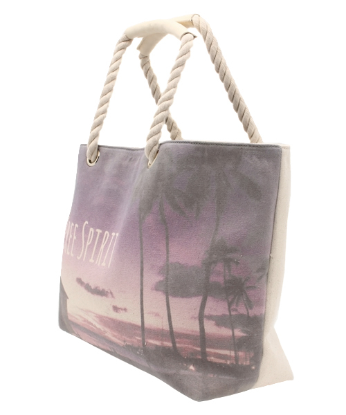 EGOIST（エゴイスト）の「SUMMERプリントバッグ（ショルダーバッグ・レディース・カーキ/ブルー/パープル・FREE）」の4枚目の写真