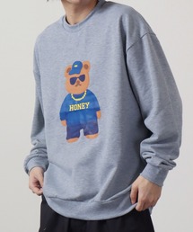 MODISH GAZE（モディシュガゼ）の「MODISH GAZE 裏毛 クルーネック 長袖 BIG スウェット ストリート BEAR（スウェット）」