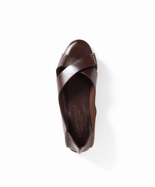 plage CORSO ROMA9 OPEN/T CROSS サンダル CORSO ROMA 9/コルソローマ】 OPEN/T CROSS サンダル（サンダル
