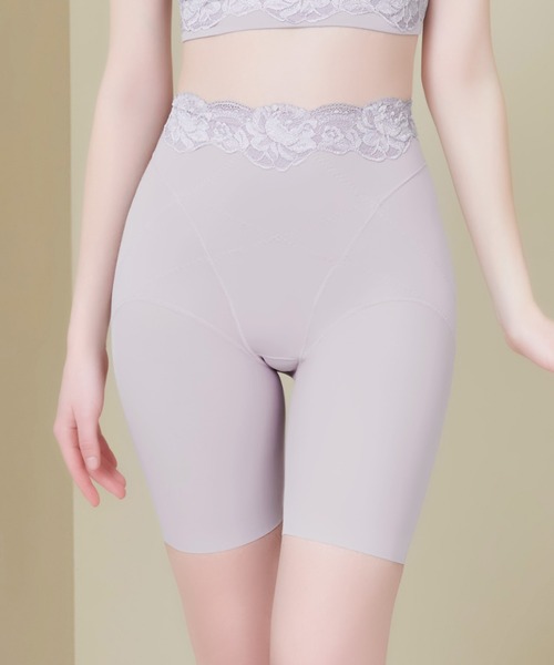 BRADELIS NEWYORK（ブラデリスニューヨーク）の「ハイブリッドシェイプアップヘムガードル23 ブラデリス 補整 補正下着（ショーツ・レディース・ブラック/ラベンダー/ピンクベージュ/グレイッシュベージュ・S/M/L/LL/3L/4L/5L）」の4枚目の写真