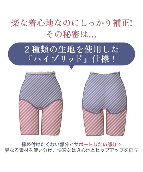 BRADELIS NEWYORK（ブラデリスニューヨーク）の「ハイブリッドシェイプアップヘムガードル23 ブラデリス 補整 補正下着（ショーツ・レディース・ブラック/ラベンダー/ピンクベージュ/グレイッシュベージュ・S/M/L/LL/3L/4L/5L）」の5枚目の写真