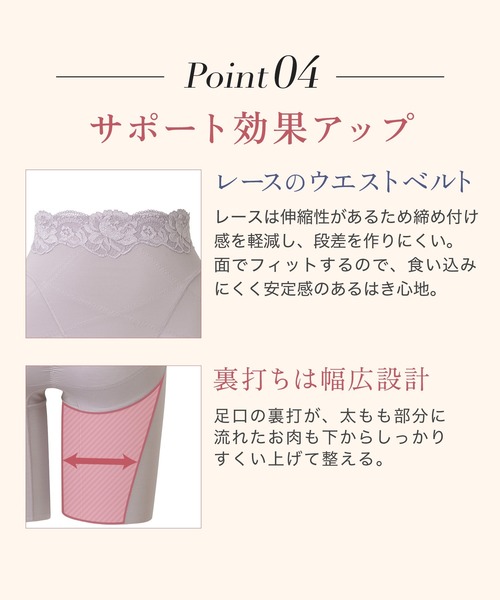 BRADELIS NEWYORK（ブラデリスニューヨーク）の「ハイブリッドシェイプアップヘムガードル23 ブラデリス 補整 補正下着（ショーツ・レディース・ブラック/ラベンダー/ピンクベージュ/グレイッシュベージュ・S/M/L/LL/3L/4L/5L）」の12枚目の写真