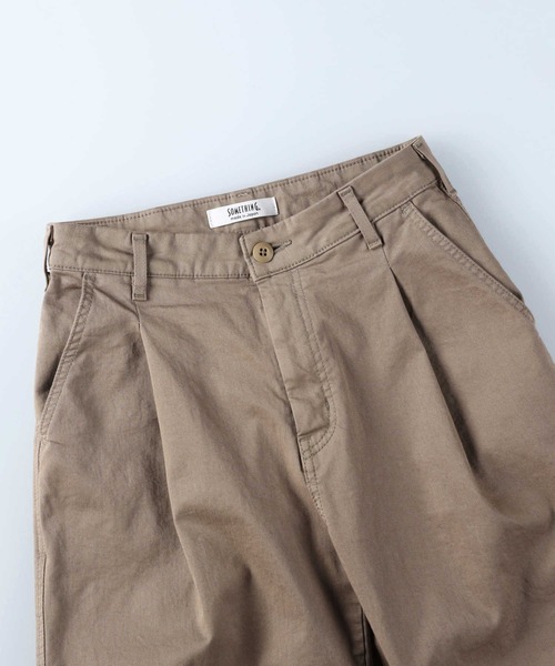 SOMETHING(サムシング)の「SOMETHING(サムシング)【レディース】チノタックトラウザー(その他パンツ・レディース・ベージュ・S/M/XS)」の9枚目の写真
