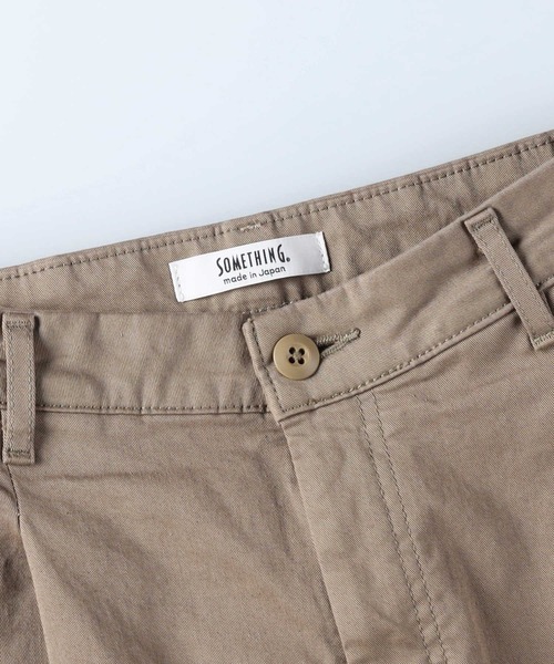 SOMETHING(サムシング)の「SOMETHING(サムシング)【レディース】チノタックトラウザー(その他パンツ・レディース・ベージュ・S/M/XS)」の11枚目の写真