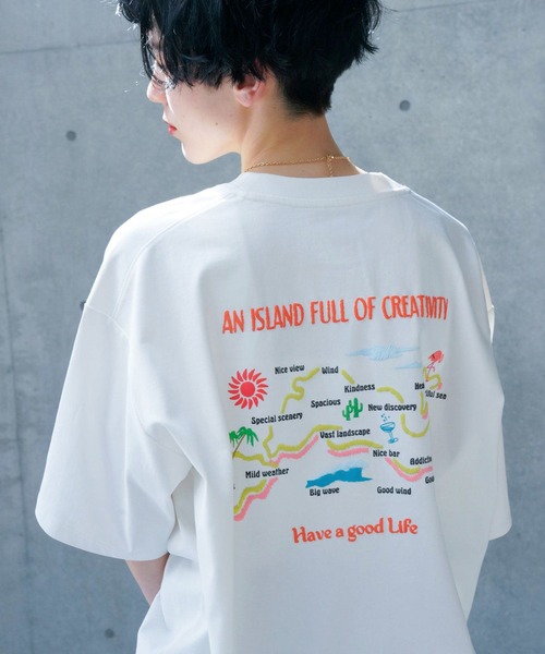 PAGEBOY(ページボーイ)の「スーベニアプリントTシャツ(Tシャツ/カットソー・レディース・ブラック/オフホワイト・FREE)」の3枚目の写真