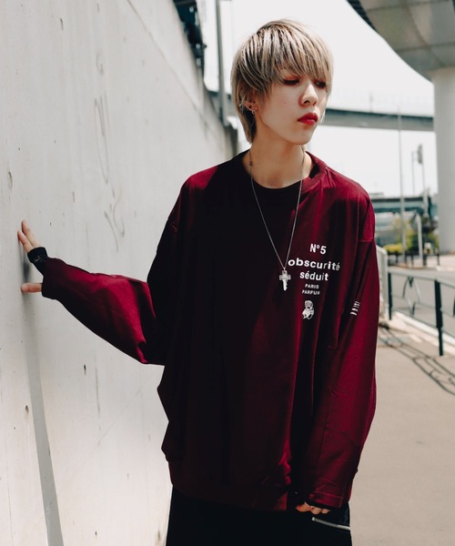 rovtski(ロフトスキー)の「AFYF DORMAN TEE/ビッグシルエット ドルマンT(Tシャツ/カットソー・メンズ・ブラック/ホワイト/エメラルド/ワインレッド/グレー/ブラック系その他2/グレー系その他/ブラック系その他/グリーン系その他/レッド系その他・FREE)」の9枚目の写真