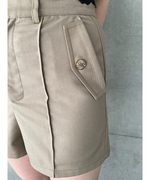 ENVYM(アンビー)の「フラップポケットショートパンツ(その他パンツ・レディース・チェック/ベージュ/ブラック・FREE)」の17枚目の写真