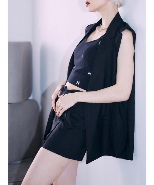 ENVYM(アンビー)の「フラップポケットショートパンツ(その他パンツ・レディース・チェック/ベージュ/ブラック・FREE)」の7枚目の写真