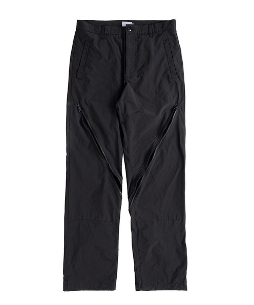 WAAC メンズパンツ　黒　薄手ナイロン MEN コットンタッチカーゴパンツ ブラック