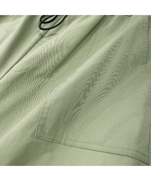 ad thie(アドティエ)の「ドローコード ボリュームカーゴパンツ(カーゴパンツ・レディース・ブラック/ライトカーキ・FREE)」の16枚目の写真