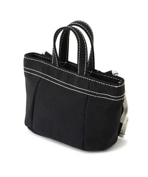 JILL by JILL STUART(ジルバイジルスチュアート)の「◇フリルトートミニポーチ(ポーチ・レディース・ブラック/ホワイト・FREE)」の9枚目の写真