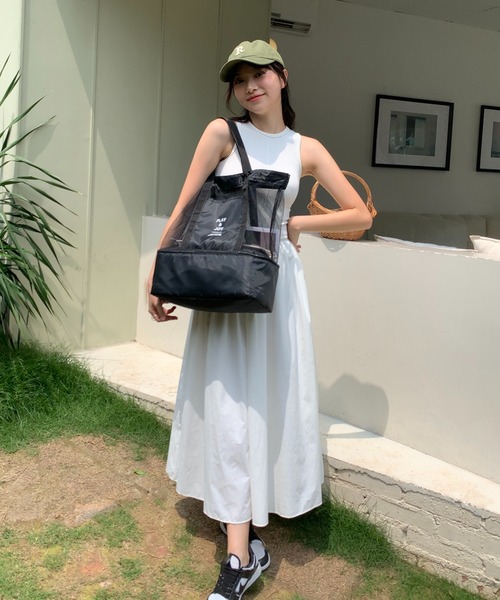 EPICKS（エピックス）の「多機能レジャービーチメッシュトート（トートバッグ・レディース・ブルー/ブラック/レッド/グリーン・FREE）」の14枚目の写真