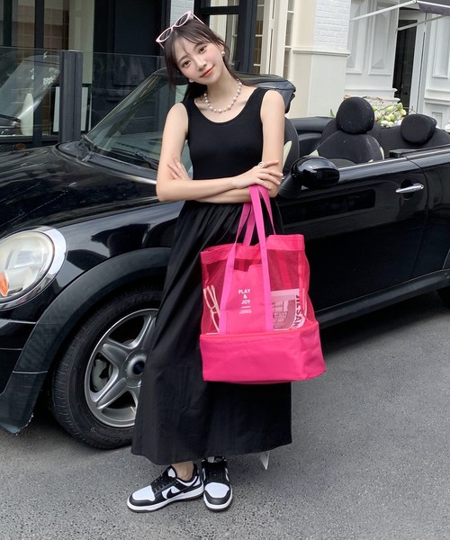 EPICKS（エピックス）の「多機能レジャービーチメッシュトート（トートバッグ・レディース・ブルー/ブラック/レッド/グリーン・FREE）」の16枚目の写真