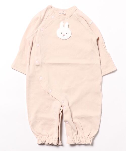 petit main（プティマイン）の「【オーガニック】アニマル2WAYオール（その他ベビーウェア・キッズ・ライトピンク/トップグレー/アイボリー・50-70cm）」の5枚目の写真