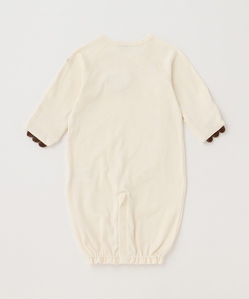 petit main（プティマイン）の「【オーガニック】アニマル2WAYオール（その他ベビーウェア・キッズ・ライトピンク/トップグレー/アイボリー・50-70cm）」の9枚目の写真