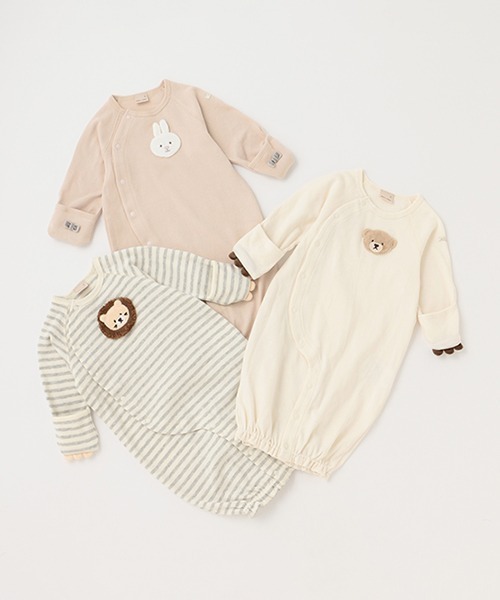 petit main（プティマイン）の「【オーガニック】アニマル2WAYオール（その他ベビーウェア・キッズ・ライトピンク/トップグレー/アイボリー・50-70cm）」の19枚目の写真