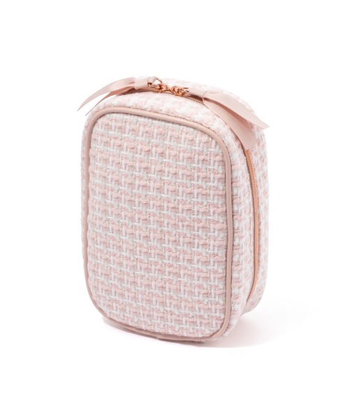 ツイード スタンドポーチ ピンク（ポーチ）｜Francfranc（フランフラン