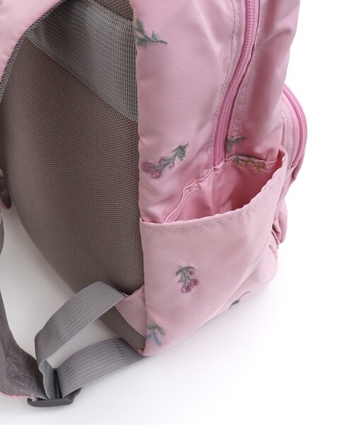 apres les cours（アプレレクール）の「バラエティ総柄刺繍リュック（バックパック/リュック・キッズ・ネイビー/ピンク/ライトグレー・FREE）」の8枚目の写真